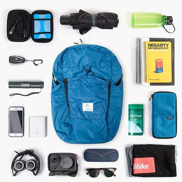 Рюкзак&nbsp;компактний Naturehike&nbsp;Ultralight NH17A017-B&nbsp;22&nbsp;л; чорний 58748 фото