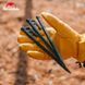 Кілок сталевий Naturehike CNH22ZP018, 30 см, чорний 65525 фото 3