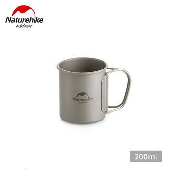 Кружка титанова з ручкою 200 мл Naturehike NH20CJ005 65675 фото