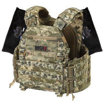 Плитоноска МІЦЬ 3.0 с быстрым сбросом пиксель (PLATE CARRIER) МОЛЛИ PZ-002 фото