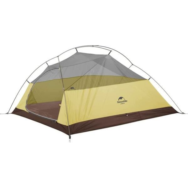 Намет надлегкий тримісний з футпринтом Naturehike Cloud Up 3 Updated NH18T030-T; 20D; темно-зелений 61650 фото