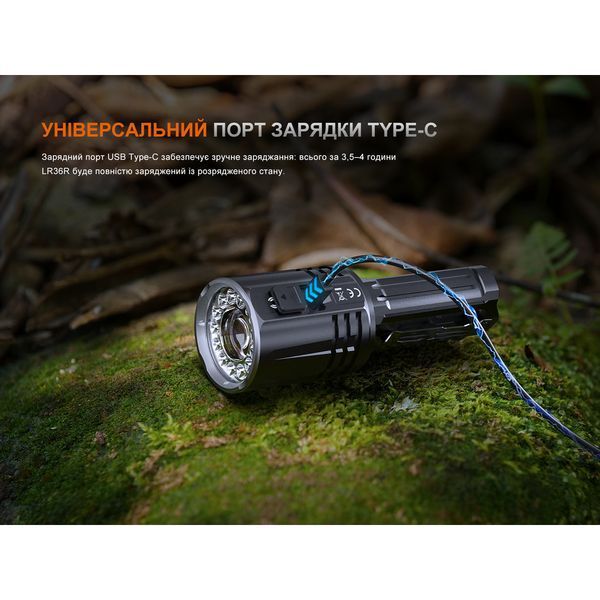 Ліхтар ручний пошуковий лазерний Fenix LR36R 68887 фото