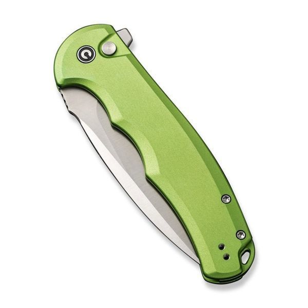 Ніж складаний туристичний Civivi Praxis, (9.5 см) Nitro-V / Aluminum зелений 70873 фото