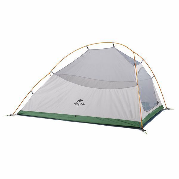 Намет надлегкий тримісний з футпринтом Naturehike Cloud Up 3 Updated NH18T030-T; 210T; зелений 57621 фото