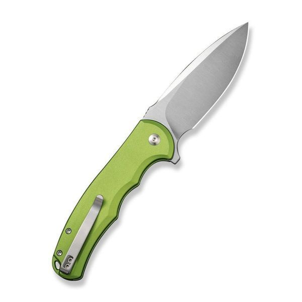 Ніж складаний туристичний Civivi Praxis, (9.5 см) Nitro-V / Aluminum зелений 70873 фото