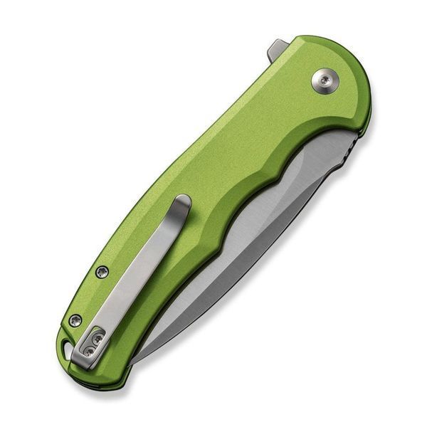 Ніж складаний туристичний Civivi Praxis, (9.5 см) Nitro-V / Aluminum зелений 70873 фото