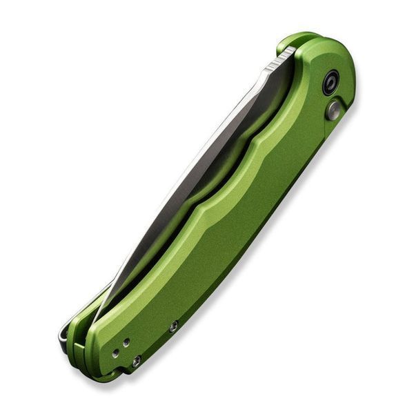 Ніж складаний туристичний Civivi Praxis, (9.5 см) Nitro-V / Aluminum зелений 70873 фото