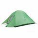 Намет надлегкий тримісний з футпринтом Naturehike Cloud Up 3 Updated NH18T030-T; 210T; зелений 57621 фото 1