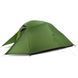 Намет надлегкий тримісний з футпринтом Naturehike Cloud Up 3 Updated NH18T030-T; 20D; темно-зелений 61650 фото 1
