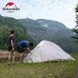 Намет надлегкий тримісний з футпринтом Naturehike Cloud Up 3 Updated NH18T030-T; 20D; темно-зелений 61650 фото 4