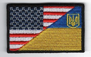 Нашивка "Флаг Украина-США" SH-000049 фото