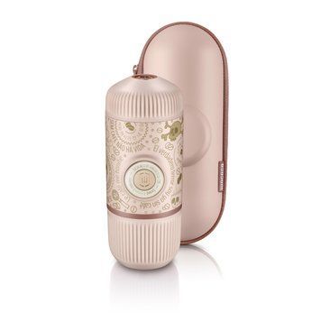 Портативна еспресо-кавоварка Wacaco Nanopresso рожева з чохлом 69052 фото