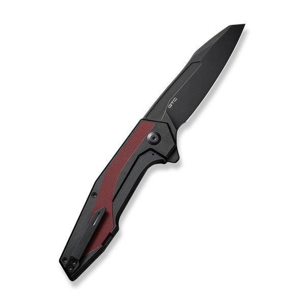Ніж складаний туристичний Civivi Hypersonic, (9.4 см) 14C28N / Steel & G10 чорно-бордовий 66229 фото