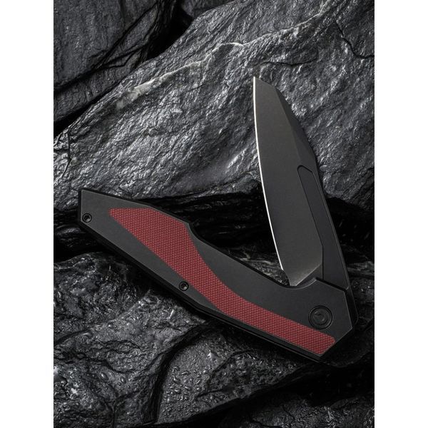 Ніж складаний туристичний Civivi Hypersonic, (9.4 см) 14C28N / Steel & G10 чорно-бордовий 66229 фото