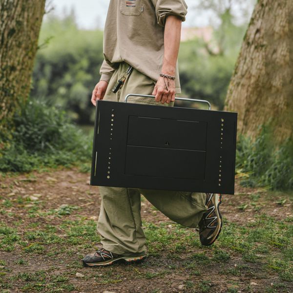 Стіл для барбекю сталевий Naturehike CNK2350CF018, чорний 69024 фото