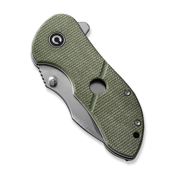 Ніж складаний кишеньковий Civivi Gordo, (6.4 см) D2 / Micarta оливковий 66230 фото