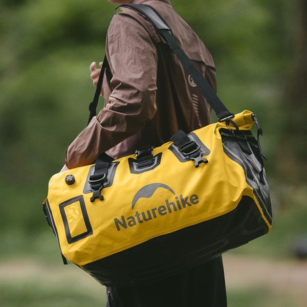 Водонепроникна дорожня сумка Naturehike CNK2450XB015; 60 л; жовта 69534 фото