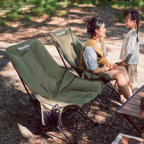 Стілець складаний Naturehike CNK2450JJ020, оливковий зелений 69524 фото