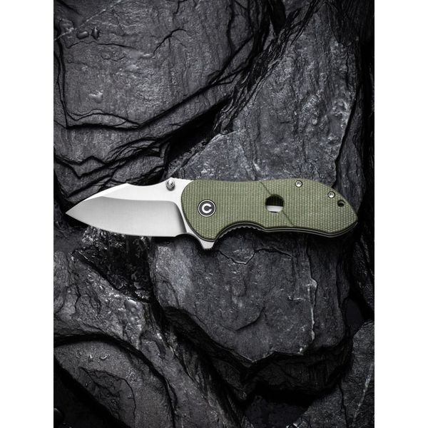 Ніж складаний кишеньковий Civivi Gordo, (6.4 см) D2 / Micarta оливковий 66230 фото