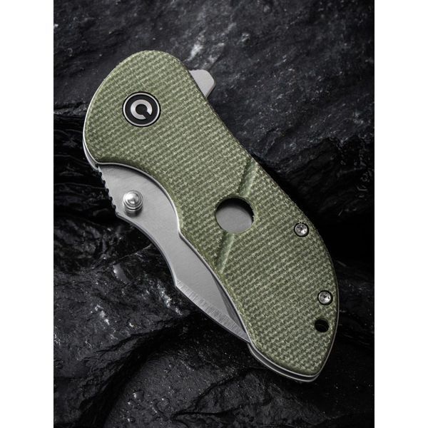 Ніж складаний кишеньковий Civivi Gordo, (6.4 см) D2 / Micarta оливковий 66230 фото