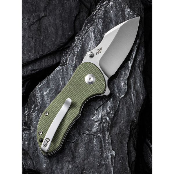 Ніж складаний кишеньковий Civivi Gordo, (6.4 см) D2 / Micarta оливковий 66230 фото