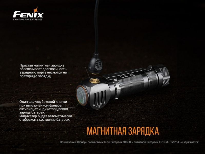 Ліхтар налобний Fenix HM61R + Складний ніж Ruike S22 Зелений 57630 фото