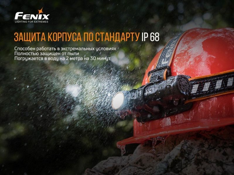 Ліхтар налобний Fenix HM61R + Складний ніж Ruike S22 Зелений 57630 фото