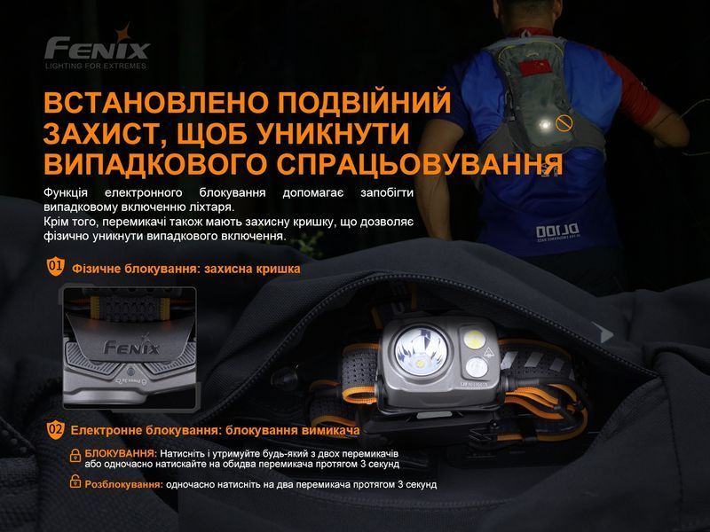 Ліхтар налобний Fenix HP16R 54517 фото