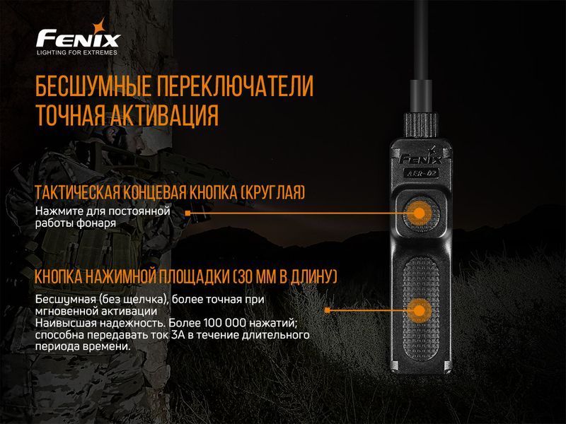 Виносна тактична кнопка Fenix AER-02 V2.0 45445 фото