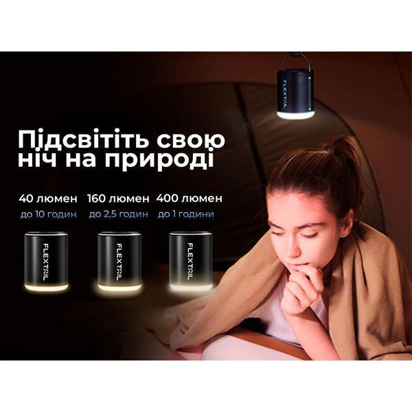 Насос-ліхтар кемпінговий Flextail Tiny Pump 2X, білий 69235 фото