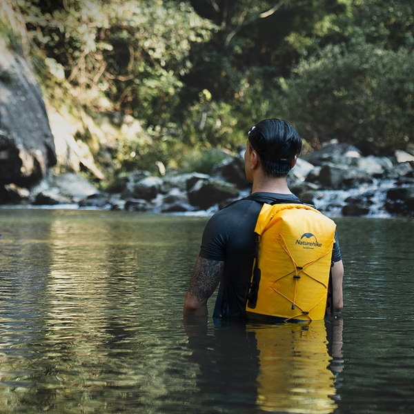 Рюкзак водонепроникний Naturehike NH21FSB04, 40л, бежевий 68958 фото