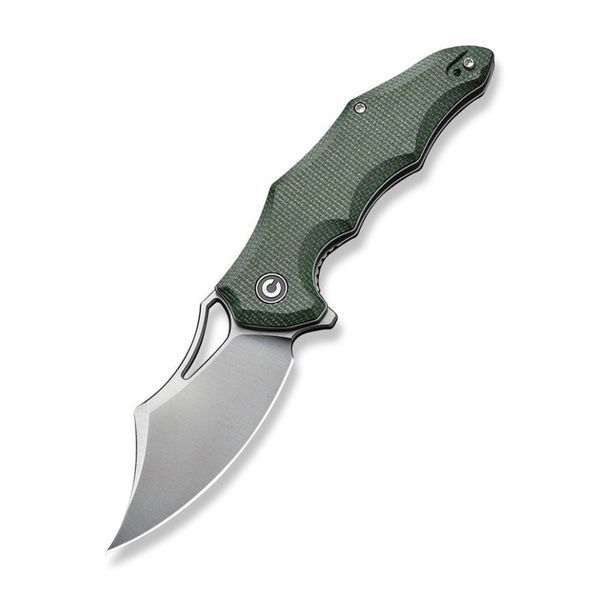 Ніж складаний кишеньковий Civivi Chiro, (7.9 см) 14C28N / Micarta темно-зелений 70295 фото