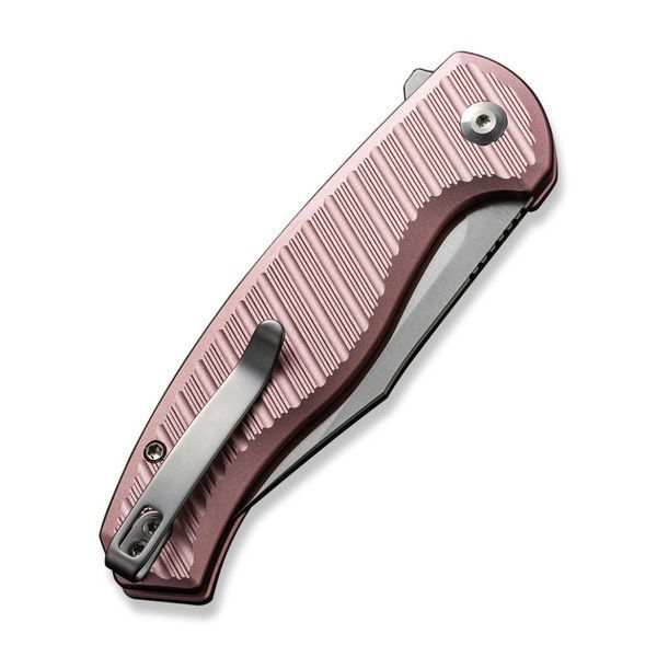 Ніж складаний туристичний Civivi Stormhowl, (8.4 см) Nitro-V / Aluminum рожевий 66272 фото