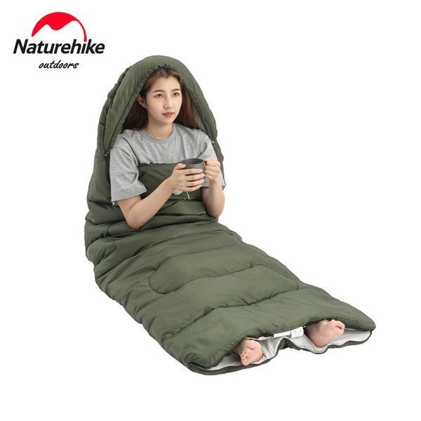 Спальний мішок Naturehike Y150L NH21MSD08; лівий; темно-зелений 65281 фото