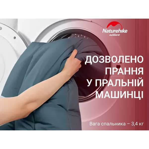 Спальний мішок 3 в 1 Naturehike CR450 CNH22SD011; синій 67626 фото