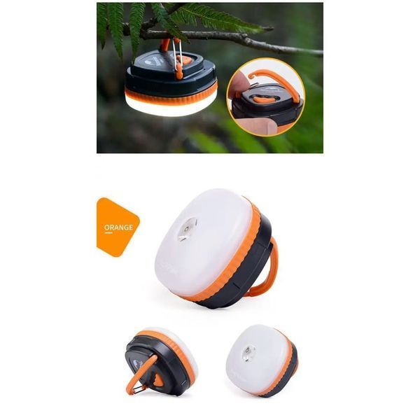Ліхтар кемпінговий на акумуляторах Naturehike NH16D300-D, жовтий 62986 фото