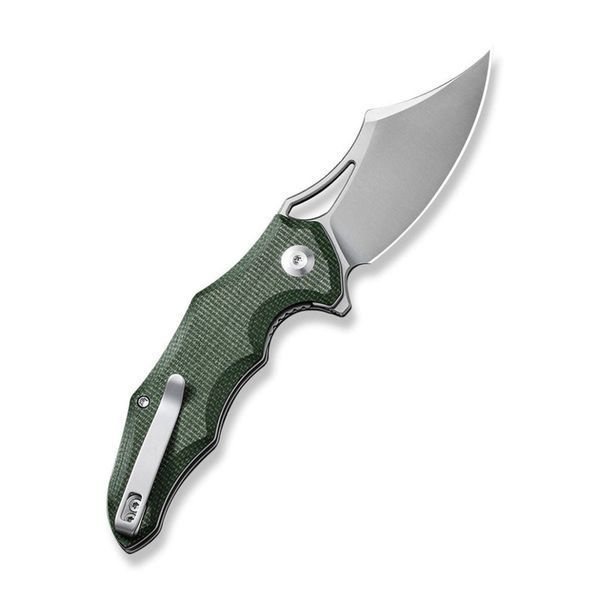 Ніж складаний кишеньковий Civivi Chiro, (7.9 см) 14C28N / Micarta темно-зелений 70295 фото