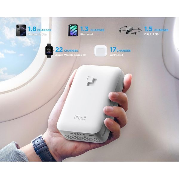 УМБ Litheli Power Bank SE 10000 mAh; 45 W; 2А; Fast Charge (U20BY10-0U000) 71259 фото