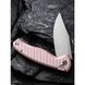 Ніж складаний туристичний Civivi Stormhowl, (8.4 см) Nitro-V / Aluminum рожевий 66272 фото 12