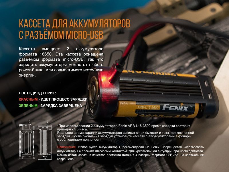 Ліхтар ручний Fenix TK35UE 2018 Cree XHP70 HI 44742 фото