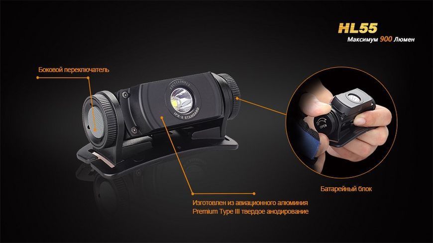 Ліхтар налобний Fenix HL55 XM-L2 U2 45808 фото