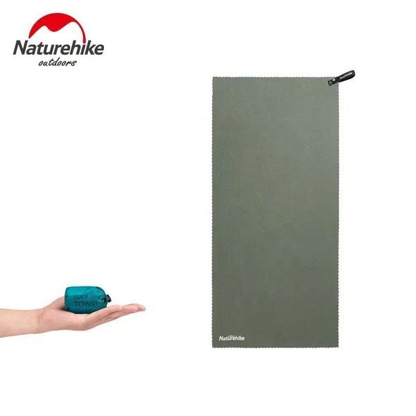 Рушник Naturehike MJ01 Ultralight NH19Y001-J; 80 см х 40 см; оливковий 57495 фото