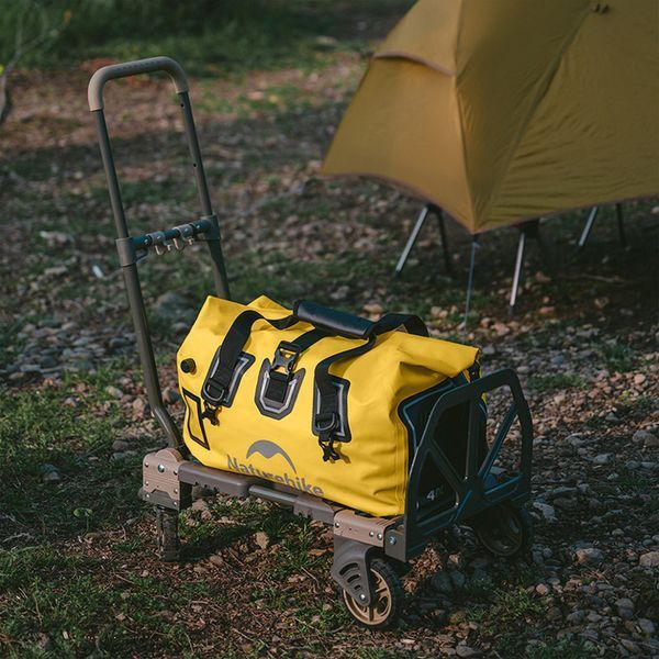 Водонепроникна дорожня сумка Naturehike CNK2450XB015, 90 л, жовта 69535 фото