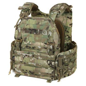 Плитоноска Falcon XL PRO MultiCam, для увеличенных плит, с функцией быстрого сброса MOLLI PL-028 фото