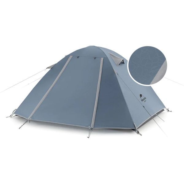 Намет тримісний Naturehike P-Series NH18Z033-P 210T/65D; темно-синій 61655 фото