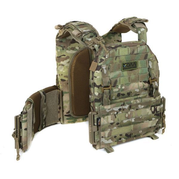 Плитоноска Falcon XL PRO MultiCam, для збільшених плит, з функцією швидкого скидання MOLLI PL-028 фото