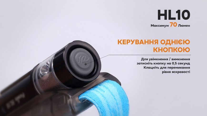 Ліхтар налобний Fenix HL10 purple 61348 фото
