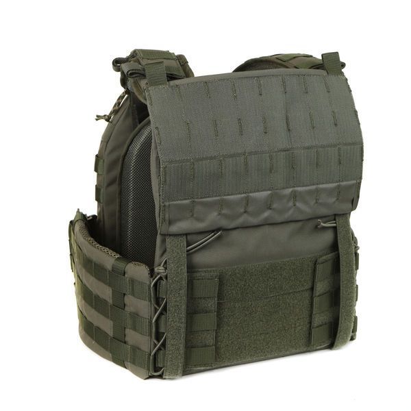Плитоноска Falcon XL PRO Ranger green, для збільшених плит, з функцією швидкого скидання MOLLI PL-030 фото
