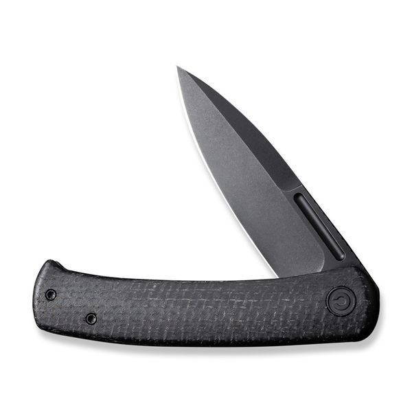 Ніж складаний туристичний Civivi Caetus Flipper, (8.8 см) Damascus / Carbon Fiber 64329 фото