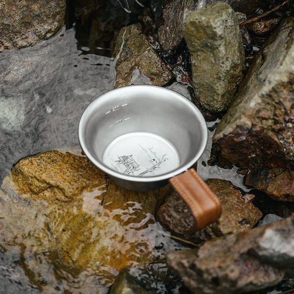 Ківш з дерев'яною ручкою Naturehike NH21SJ002; нержавіюча сталь 65680 фото